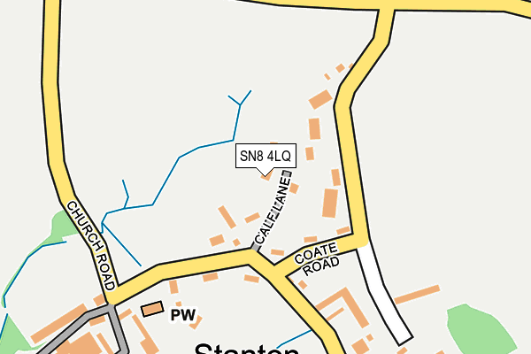 SN8 4LQ map - OS OpenMap – Local (Ordnance Survey)