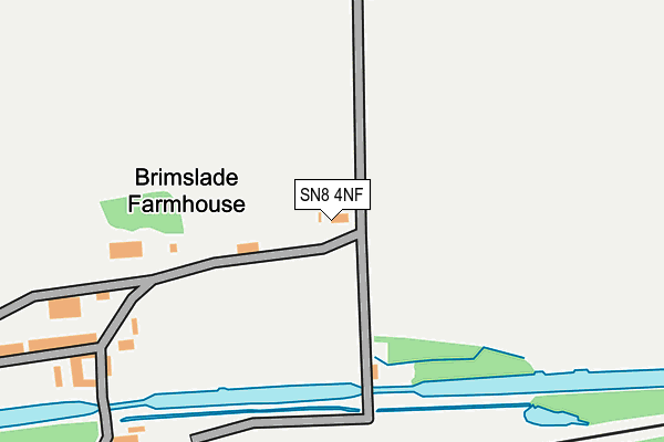 SN8 4NF map - OS OpenMap – Local (Ordnance Survey)