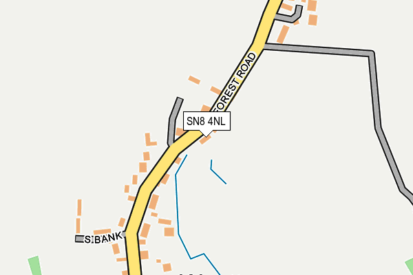 SN8 4NL map - OS OpenMap – Local (Ordnance Survey)