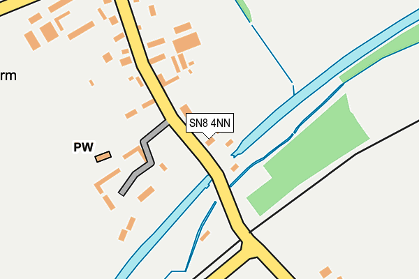 SN8 4NN map - OS OpenMap – Local (Ordnance Survey)