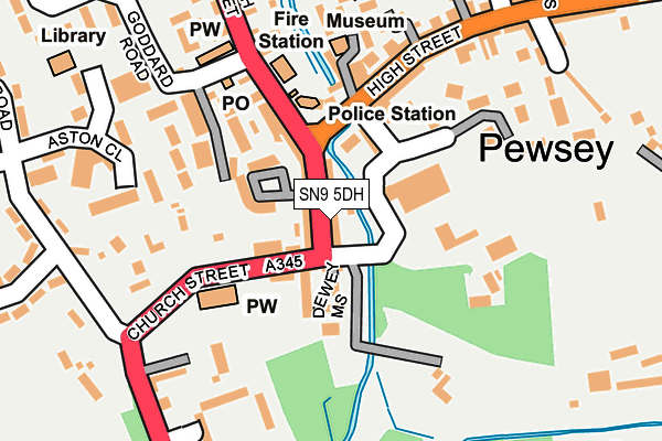 Map of STUDIO 18 (PEWSEY) LTD at local scale