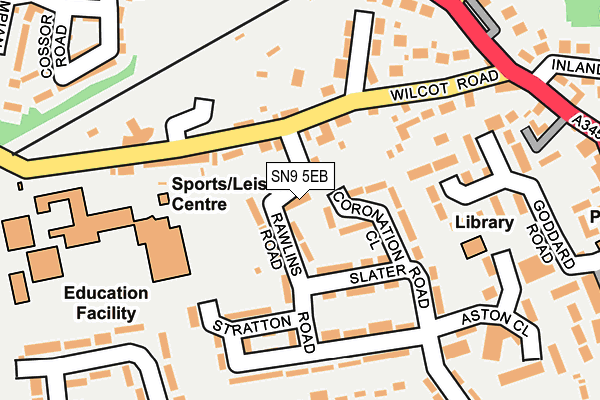 SN9 5EB map - OS OpenMap – Local (Ordnance Survey)