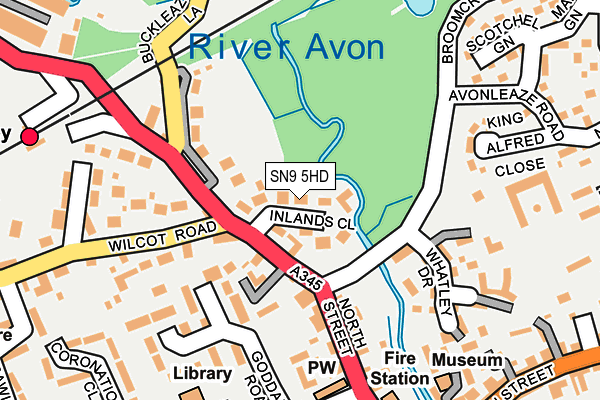 SN9 5HD map - OS OpenMap – Local (Ordnance Survey)