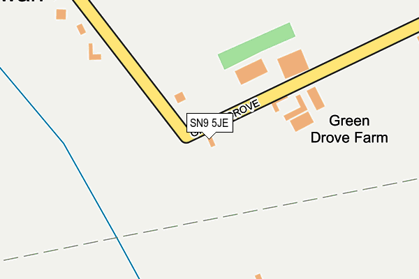 SN9 5JE map - OS OpenMap – Local (Ordnance Survey)