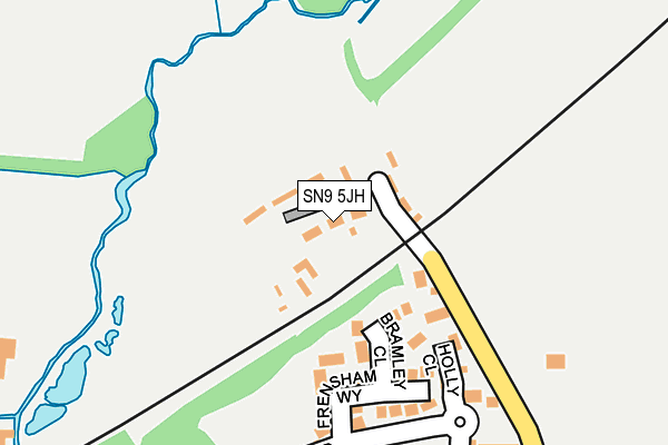 SN9 5JH map - OS OpenMap – Local (Ordnance Survey)