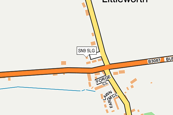 SN9 5LG map - OS OpenMap – Local (Ordnance Survey)