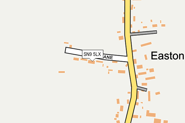 SN9 5LX map - OS OpenMap – Local (Ordnance Survey)