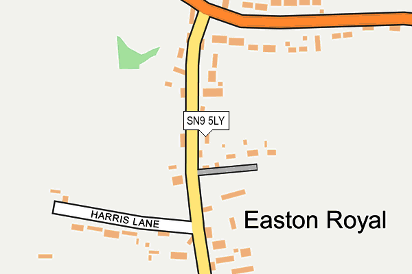 SN9 5LY map - OS OpenMap – Local (Ordnance Survey)