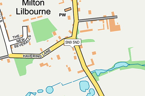 SN9 5ND map - OS OpenMap – Local (Ordnance Survey)