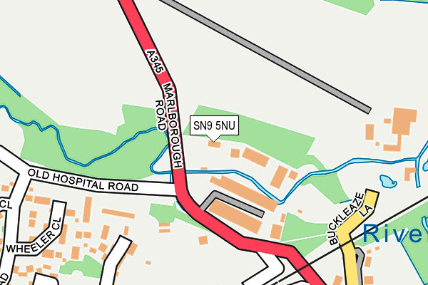 SN9 5NU map - OS OpenMap – Local (Ordnance Survey)