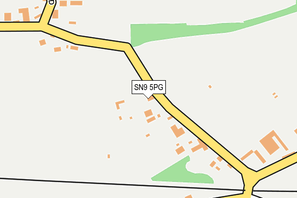 SN9 5PG map - OS OpenMap – Local (Ordnance Survey)