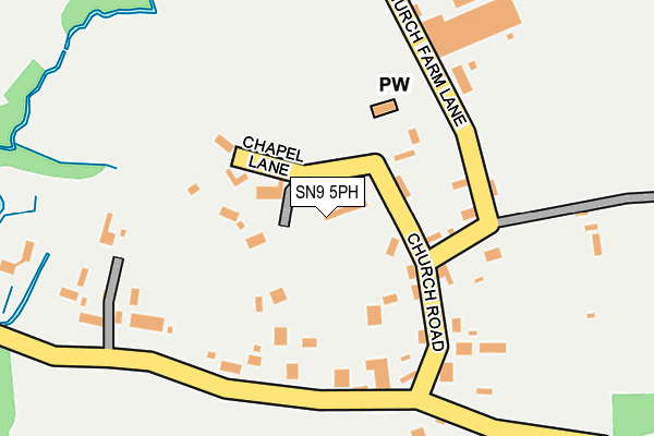 SN9 5PH map - OS OpenMap – Local (Ordnance Survey)