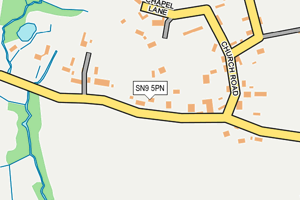 SN9 5PN map - OS OpenMap – Local (Ordnance Survey)