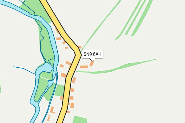 SN9 6AH map - OS OpenMap – Local (Ordnance Survey)