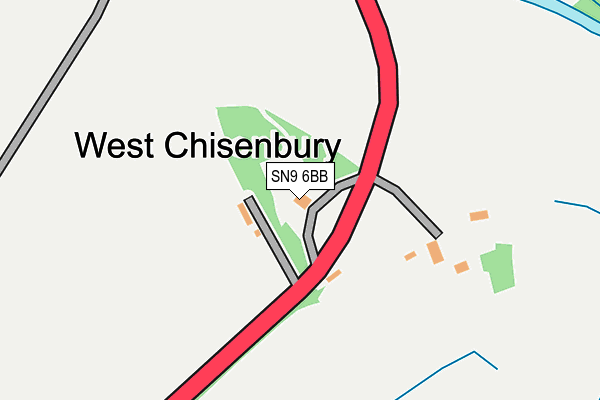 SN9 6BB map - OS OpenMap – Local (Ordnance Survey)