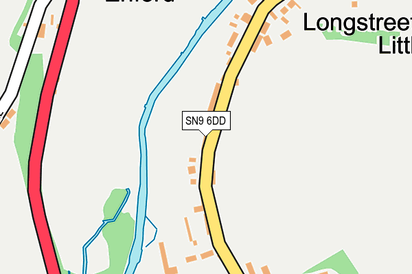 SN9 6DD map - OS OpenMap – Local (Ordnance Survey)