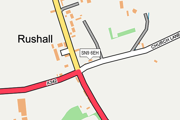 SN9 6EH map - OS OpenMap – Local (Ordnance Survey)