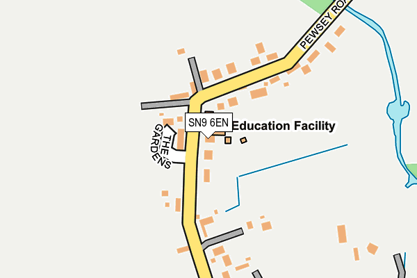 SN9 6EN map - OS OpenMap – Local (Ordnance Survey)