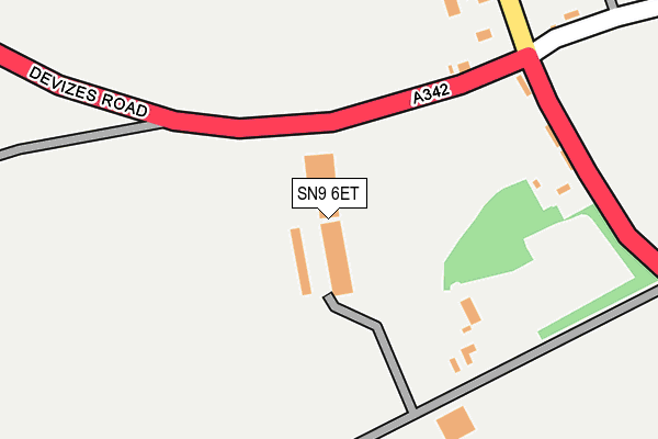 SN9 6ET map - OS OpenMap – Local (Ordnance Survey)