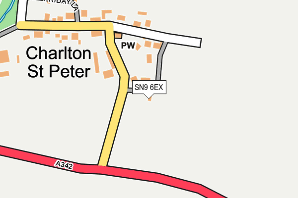 SN9 6EX map - OS OpenMap – Local (Ordnance Survey)