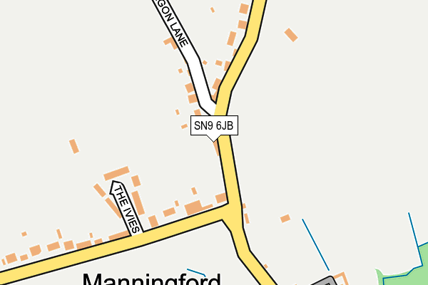 SN9 6JB map - OS OpenMap – Local (Ordnance Survey)