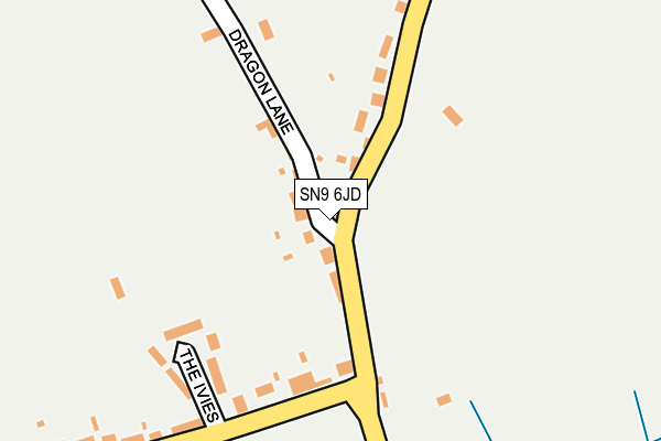 SN9 6JD map - OS OpenMap – Local (Ordnance Survey)