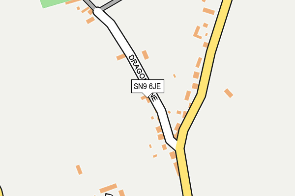 SN9 6JE map - OS OpenMap – Local (Ordnance Survey)