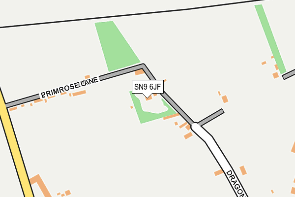 SN9 6JF map - OS OpenMap – Local (Ordnance Survey)