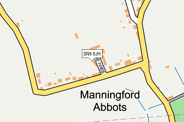 SN9 6JH map - OS OpenMap – Local (Ordnance Survey)