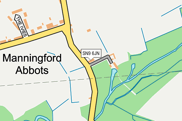 SN9 6JN map - OS OpenMap – Local (Ordnance Survey)