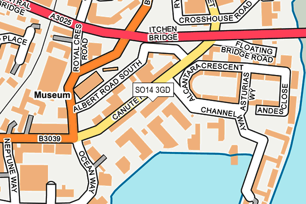 Map of MUSTANG SALLYS LIMITED at local scale