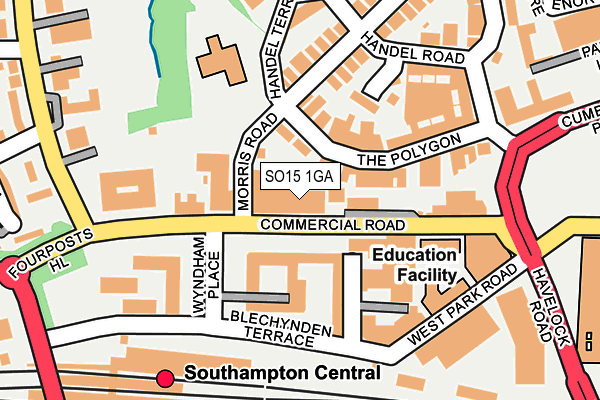 Map of TENDEUS UK LTD at local scale
