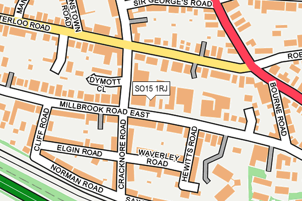 Map of ST JAMES PLACE (SOUTHAMPTON) RESIDENTS COMPANY LIMITED at local scale
