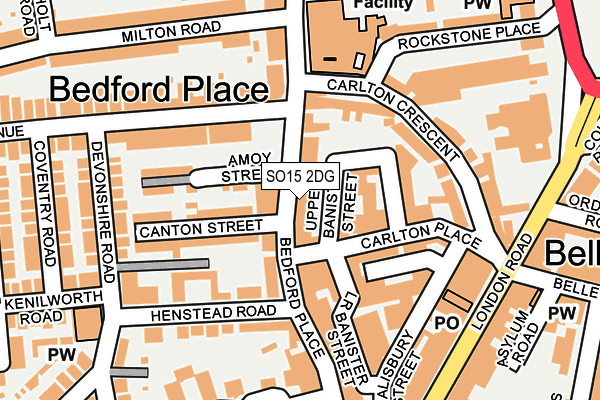Map of NIM HEALTH & BEAUTY (BEDFORD PLACE) LIMITED at local scale