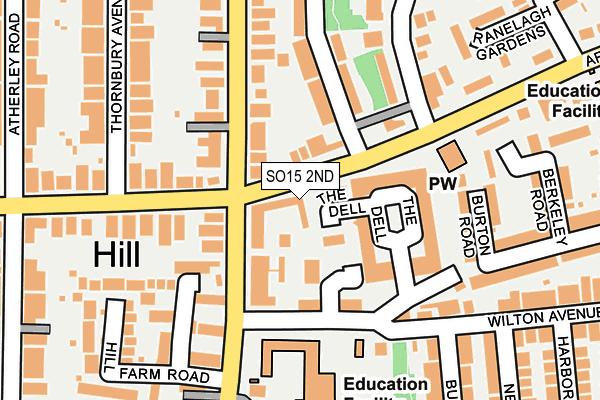 SO15 2ND map - OS OpenMap – Local (Ordnance Survey)