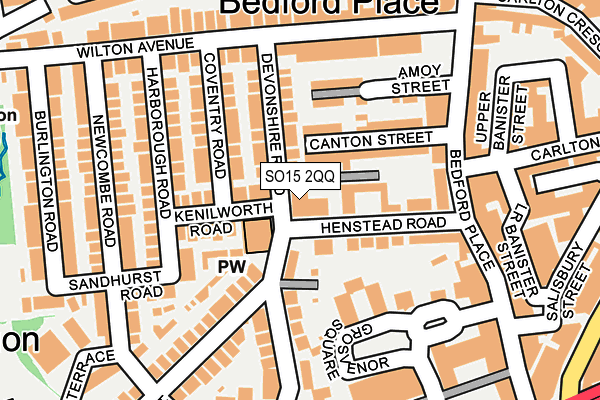 SO15 2QQ map - OS OpenMap – Local (Ordnance Survey)