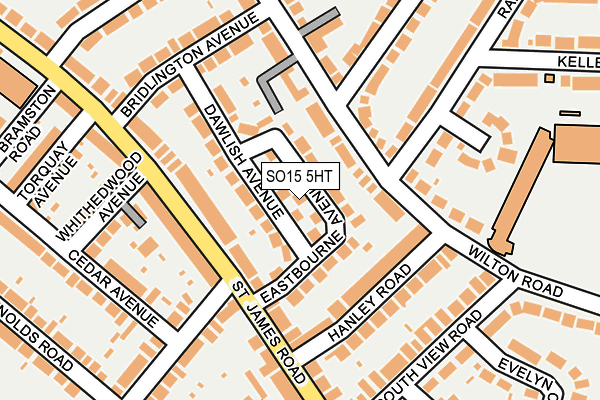 SO15 5HT map - OS OpenMap – Local (Ordnance Survey)