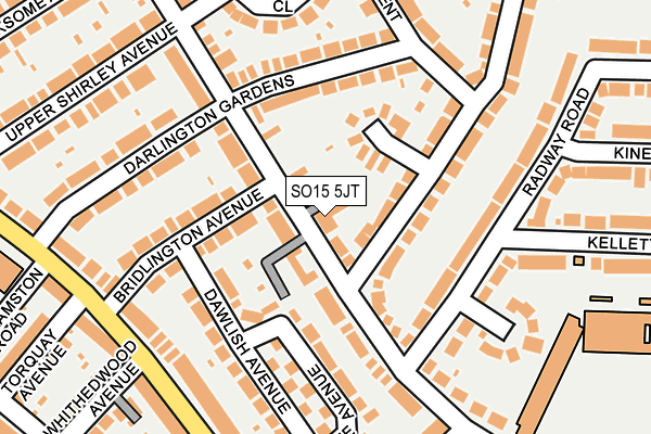 SO15 5JT map - OS OpenMap – Local (Ordnance Survey)