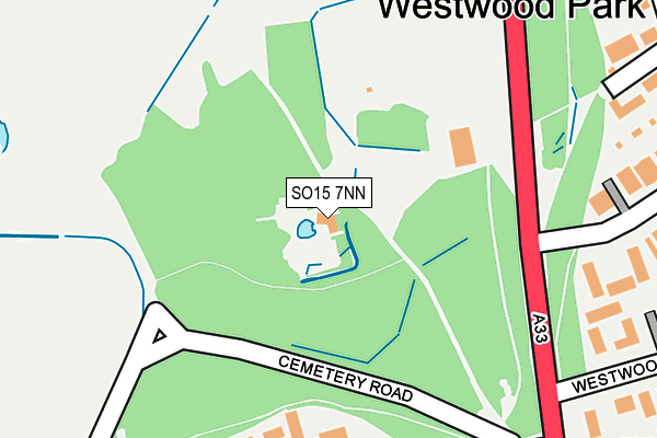 SO15 7NN map - OS OpenMap – Local (Ordnance Survey)