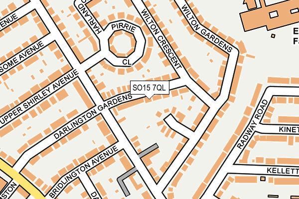 SO15 7QL map - OS OpenMap – Local (Ordnance Survey)
