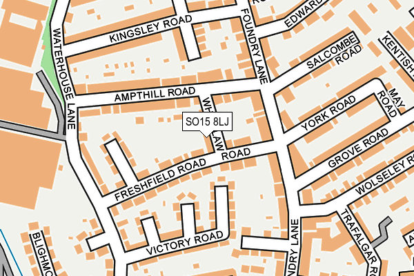 SO15 8LJ map - OS OpenMap – Local (Ordnance Survey)