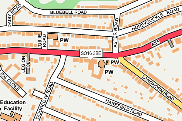 Map of PENDOME PROPERTIES LTD at local scale