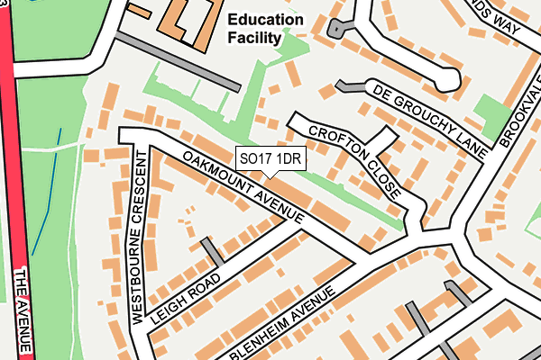 Map of E & F HOMES LTD at local scale