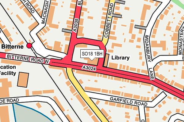 Map of POLISH SUPERMARKETS LTD at local scale