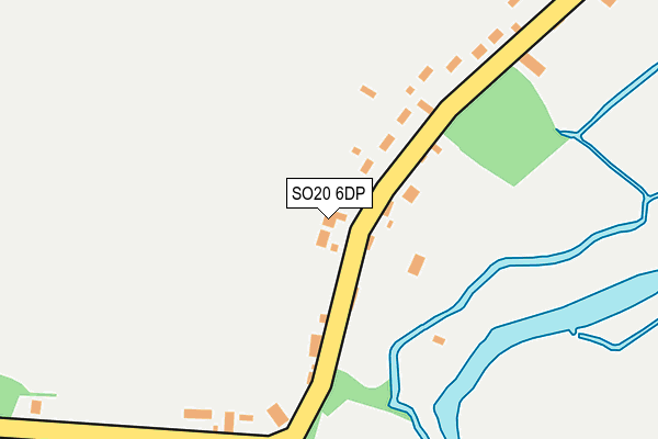 SO20 6DP map - OS OpenMap – Local (Ordnance Survey)