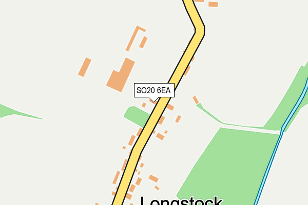 SO20 6EA map - OS OpenMap – Local (Ordnance Survey)