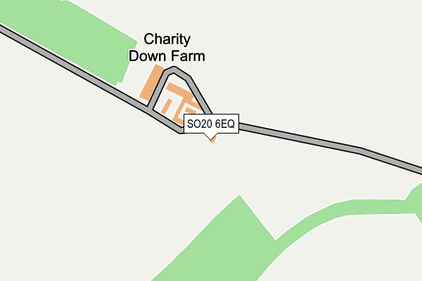 SO20 6EQ map - OS OpenMap – Local (Ordnance Survey)