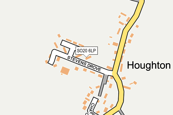 SO20 6LP map - OS OpenMap – Local (Ordnance Survey)