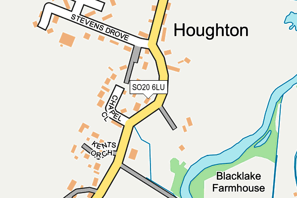 SO20 6LU map - OS OpenMap – Local (Ordnance Survey)