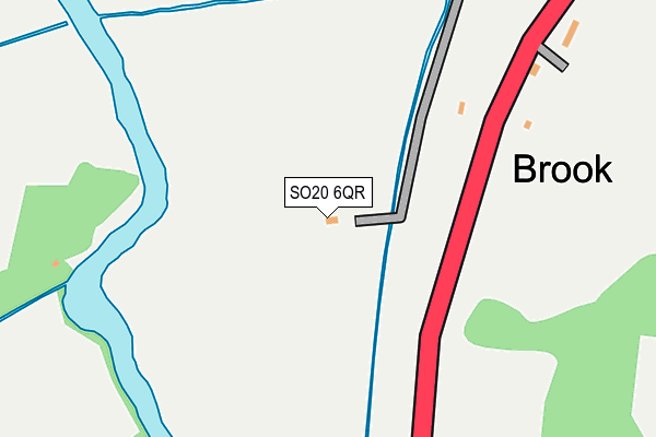 SO20 6QR map - OS OpenMap – Local (Ordnance Survey)